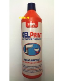 Disotturante per scarichi GEL PRINT 