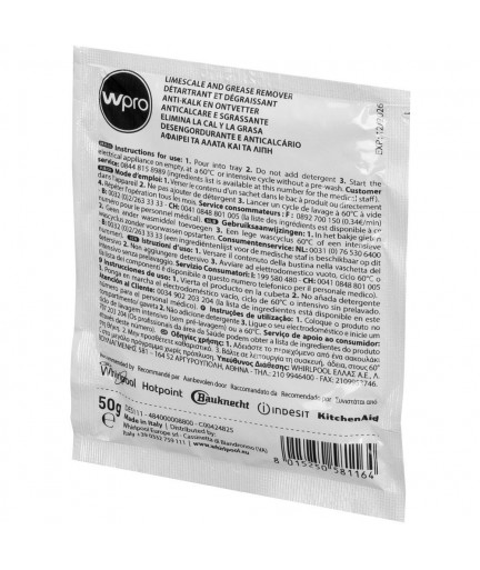 Anticalcare e Sgrassante Wpro 12pz